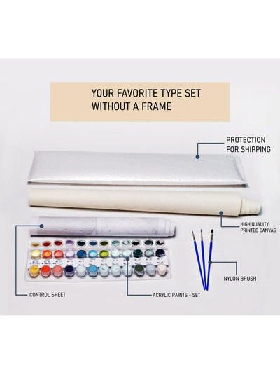 Custom Paint by Numbers Kit