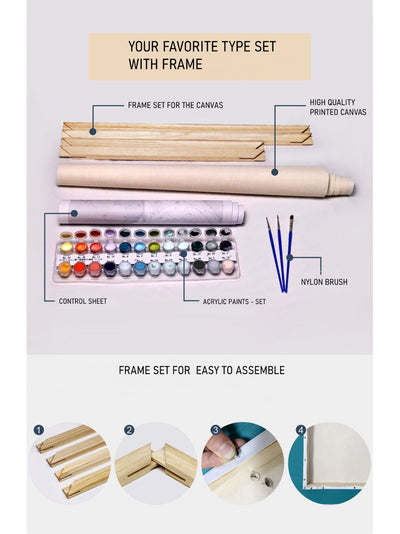 Custom Paint by Numbers Kit