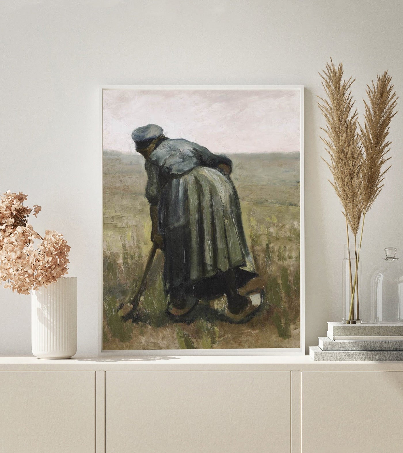 VAN GOGH FARMER'S WIFE DIGGING