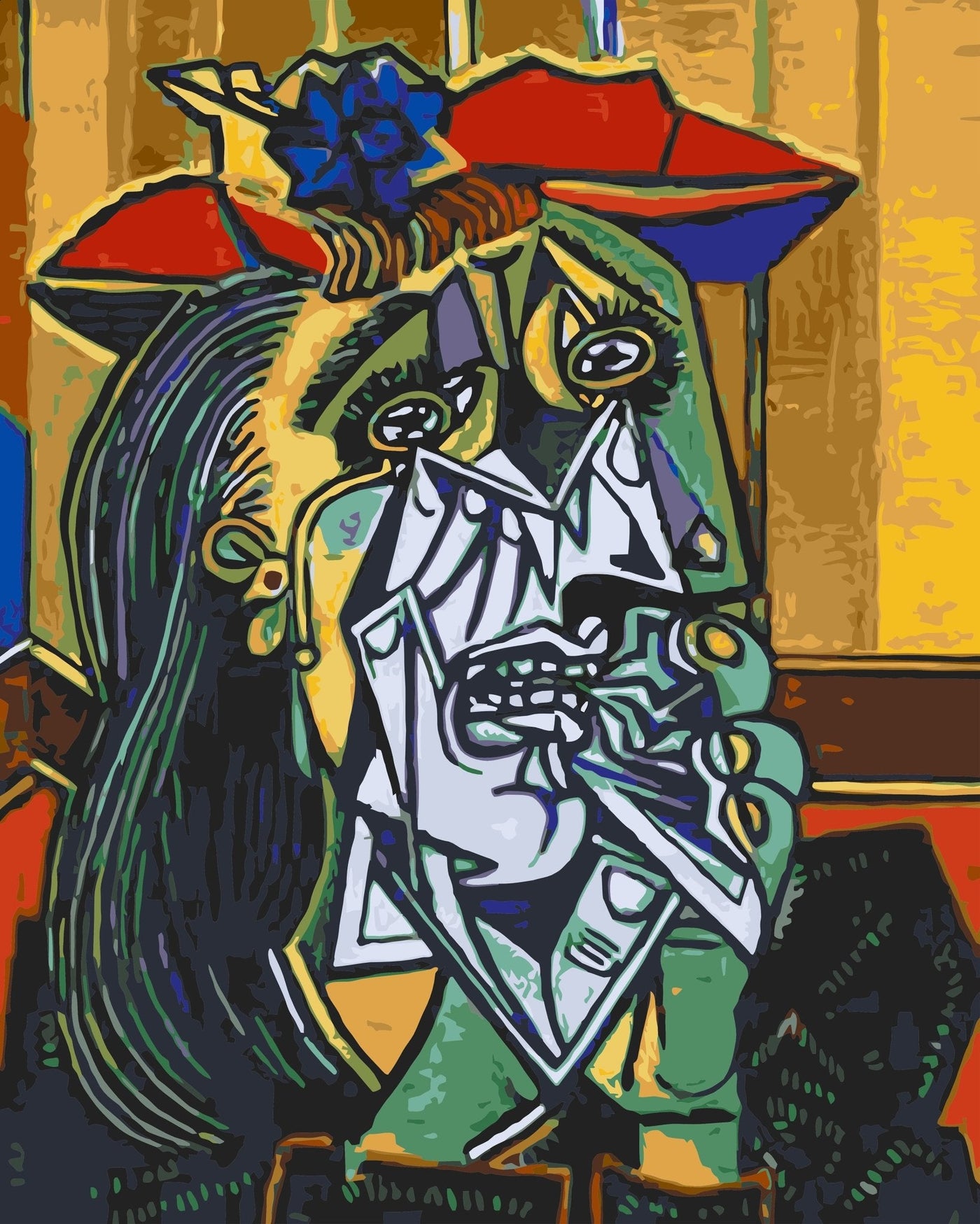 PICASSO CRYING WOMAN