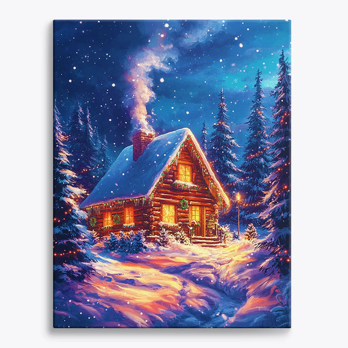 Festive Winter Scene