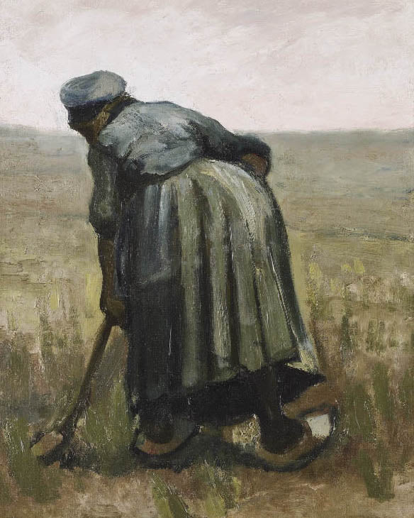 VAN GOGH FARMER'S WIFE DIGGING